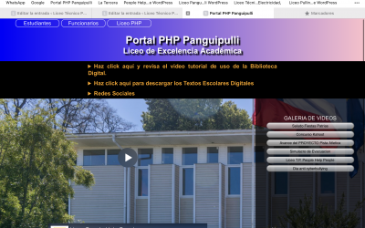 Implementación de Sala de Clase On Line en portal SCGE
