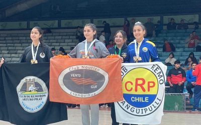 Campeonato regional de remo ergometro en la ciudad de Valdivia.