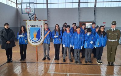 Liceo People Help People participa en ceremonia de juramento de la Brigada Escolar de Tránsito junto a Carabineros de Chile