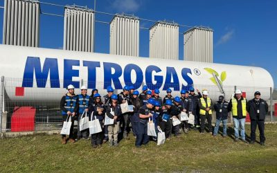 Estudiantes de Instalaciones Sanitarias realizaron visita pedagógica a Metrogas Osorno