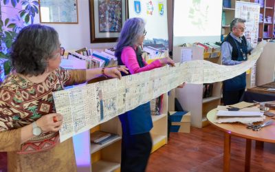 Liceo People Help People de Panguipulli realizó taller “La historia del libro: de la pintura parietal al mundo digital”