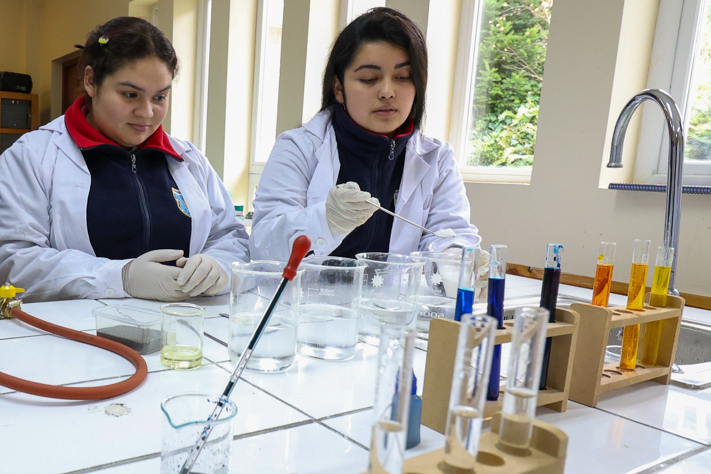 Laboratorio de ciencias Liceo People help People Panguipulli