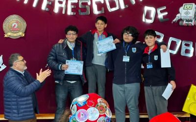 Talento y trabajo en equipo llevan al Liceo PHP de Panguipulli al primer lugar en Interescolar de Robótica