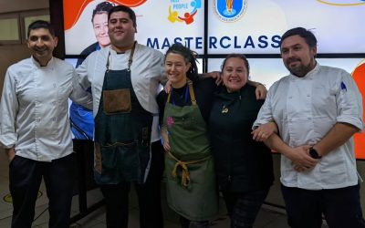 Chef Carolina Bazán acercó la alta gastronomía a los estudiantes del Liceo PHP de Panguipulli