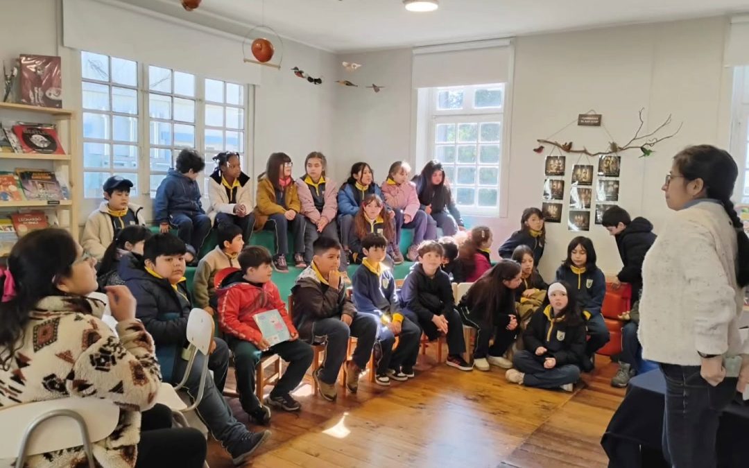Estudiantes disfrutaron jornada de mediación lectora en la Casona Cultural de Panguipulli